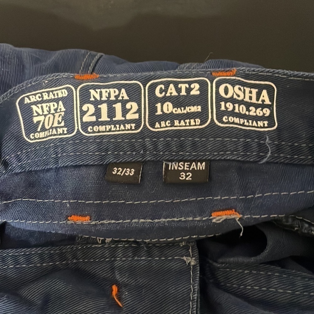 KONTRA Uniform ARC Rated CAT2 Pants Size 32x33